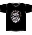 LEATHER FACE MASK TEE *ブラック*