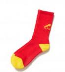 "WF" LOGO SOX *レッド*