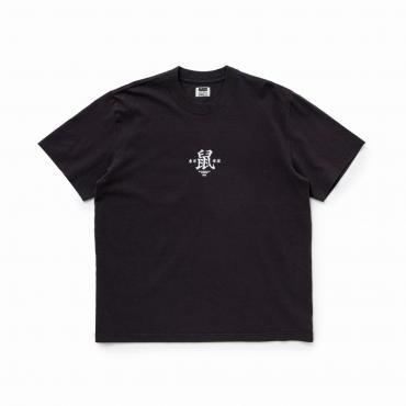 鼠 TEE *アッシュブラック*