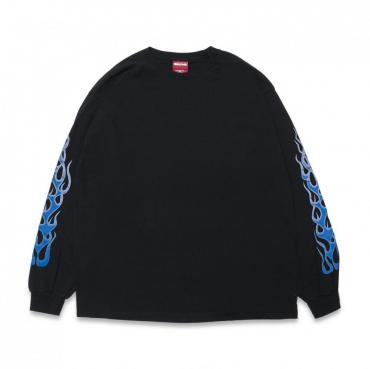 HIDEANDSEEK×CarService L/S Tee-1 *ブラック*