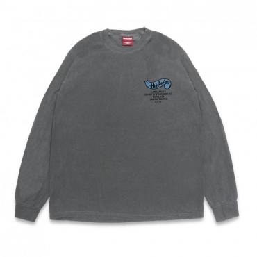 HIDEANDSEEK×CarService L/S Tee-2 *D.ブラック/バックプリント*