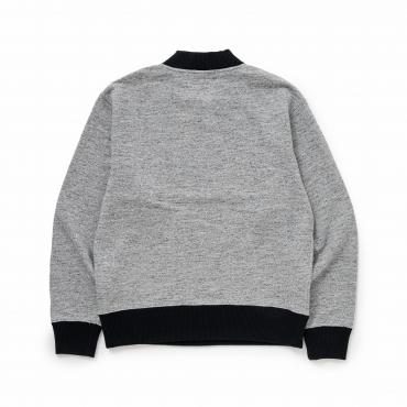 HALF ZIP SWEAT *ヘザーグレー*