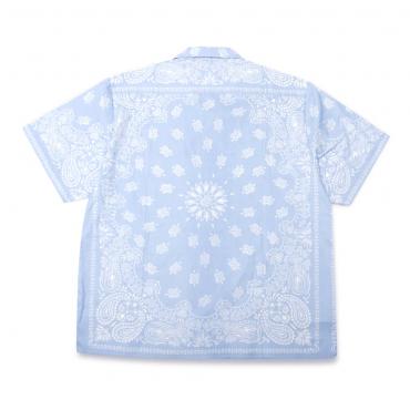 Bandana Pattern S/S Shirt *サックス*