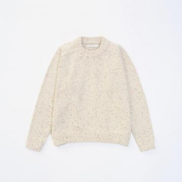 MELANGE COLOR KNIT *クリーム*