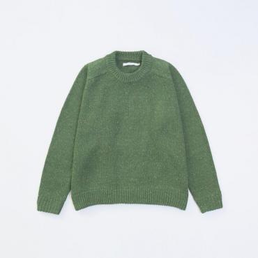 MELANGE COLOR KNIT *グリーン*