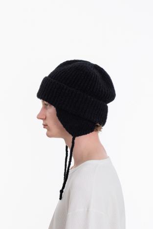 ×CA4LA / EAR FLAP KNIT CAP *ブラック*