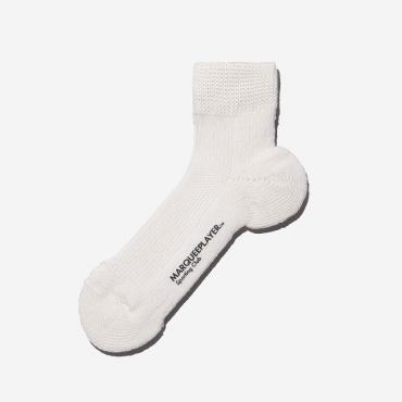 Hybrid rib socks SS "Made In JAPAN" ivory white