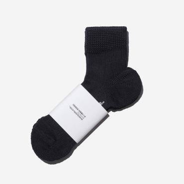 Hybrid rib socks SS "Made In JAPAN" charcoal