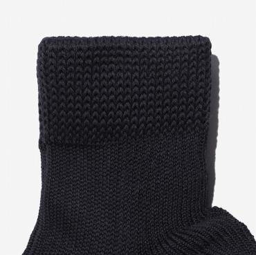 Hybrid rib socks SS "Made In JAPAN" charcoal