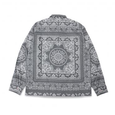 Bandana Pattern L/S Shirt *ブラック*