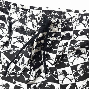 BxH SKULL CHECKER HALF PANTS *スカル*