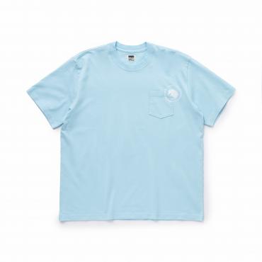 CIRCLE POCKET TEE *ライトブルー*