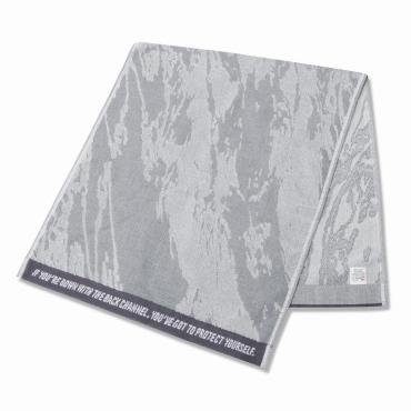 GHOSTLION FACE TOWEL / GREY