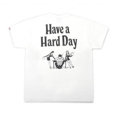 Have a Hard Day S/S Tee(24ss) *ホワイト*