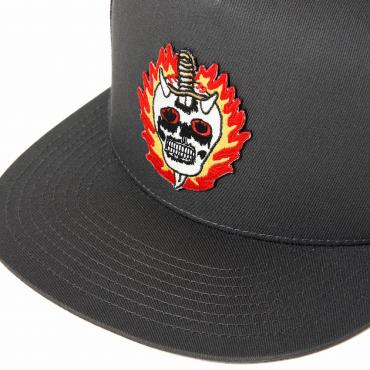 MESH CAP SKULL *チャコール*