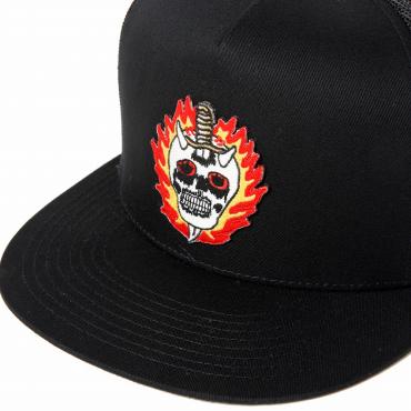 MESH CAP SKULL *ブラック*