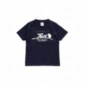 SCRIPT LOGO WAY OF LIFE KIDS TEE *ネイビー*