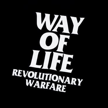 SCRIPT LOGO WAY OF LIFE KIDS TEE *ブラック*