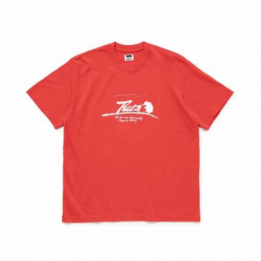 SCRIPT LOGO WAY OF LIFE TEE *レッド*