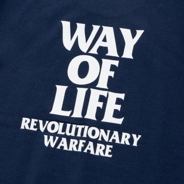 SCRIPT LOGO WAY OF LIFE TEE *ネイビー*