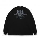 H&S Logo L/S Tee(24aw) *ブラック*