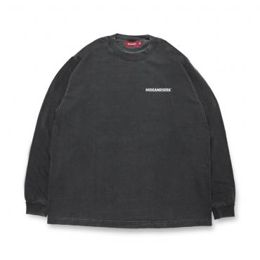 H&S Logo L/S Tee(24aw) *ダークブラック*