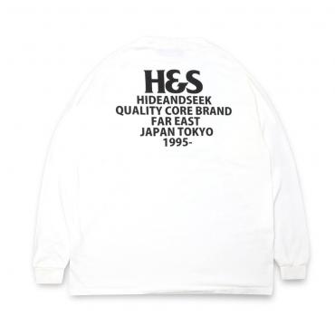 H&S Logo L/S Tee(24aw) *ホワイト*