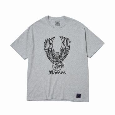 ×M&M T-SHIRT FLYING EAGLE M *ヘザーグレー*