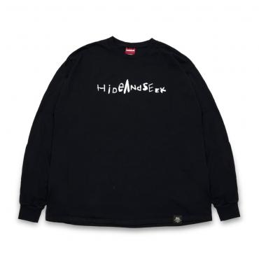 Handwritten L/S Tee *ブラック*