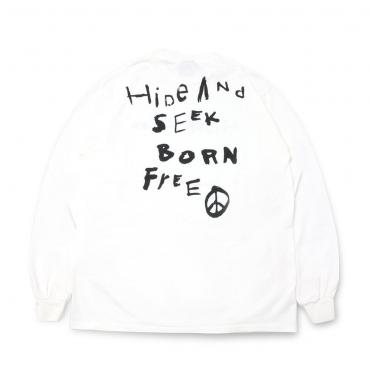 Handwritten L/S Tee *ホワイト*