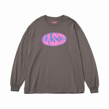 T-SHIRT L/S OVAL *チャコール*