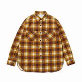 FLANNEL PLAID SHIRT *マスタード*