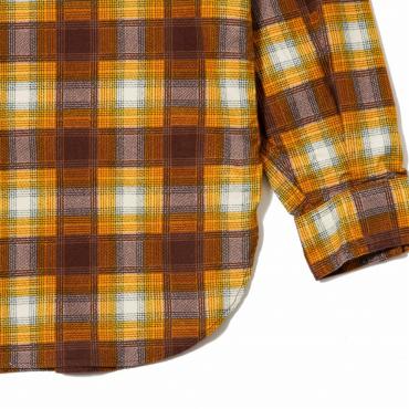 FLANNEL PLAID SHIRT *マスタード*