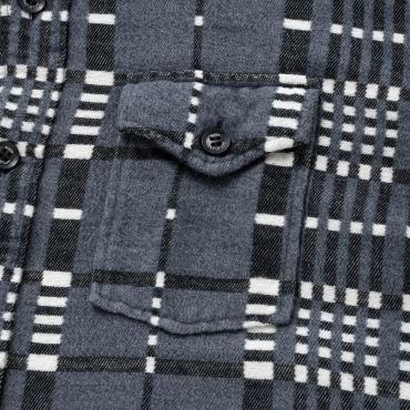 CR FLANNEL CHECK SHIRT *GRAY*