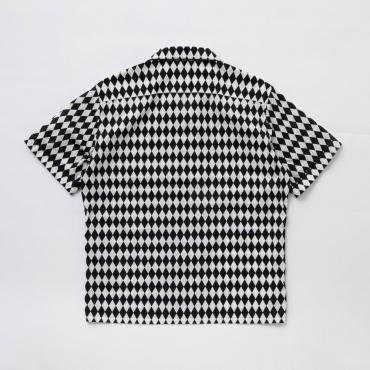 CHECKERDE FLAG S/S SHIRT *ブラック*