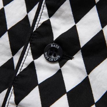 CHECKERDE FLAG S/S SHIRT *ブラック*