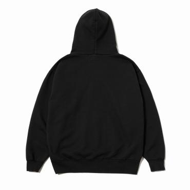 SWEAT HOODED FREEDOM WASH *BLACK*