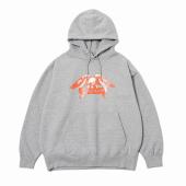 SWEAT HOODED FREEDOM WASH *GRAY*