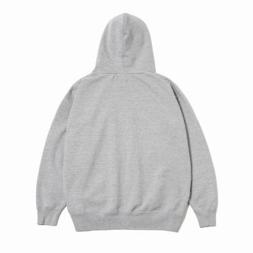 SWEAT HOODED FREEDOM WASH *GRAY*