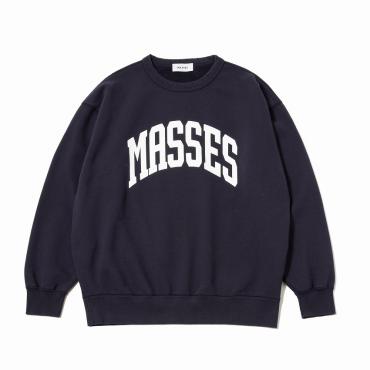 SWEAT CREW ARCH WASH *NAVY*