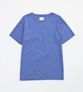 S/S POCKET TEE *ブルー*