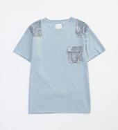 PAISLEY TEE *サックス*