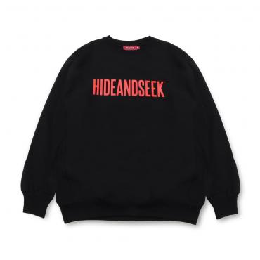 The H&S Sweat Shirt(24aw) *ブラック×レッド*