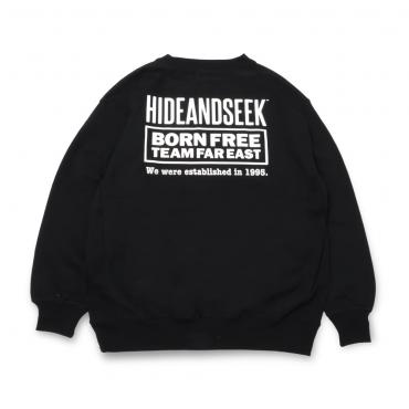 The H&S Sweat Shirt(24aw) *ブラック×ホワイト*