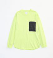 L/S BIG POCKET TEE *グリーン*