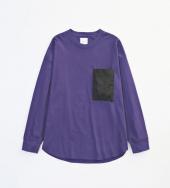 L/S BIG POCKET TEE *パープル*