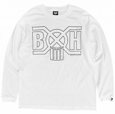 BxH LINE LOGO L/S Tee / WHITE