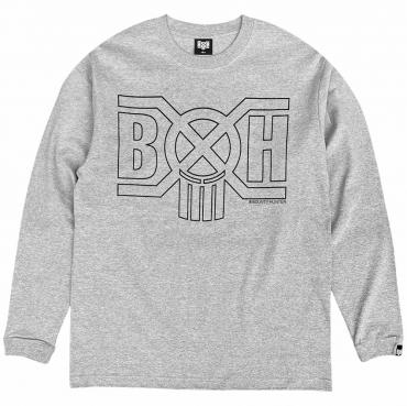 BxH LINE LOGO L/S Tee / MIX GRAY