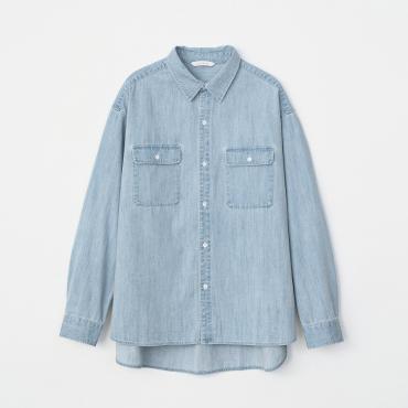 DENIM BIG SHIRT *ライトブルー*