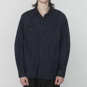 DENIM BIG SHIRT *インディゴブルー*